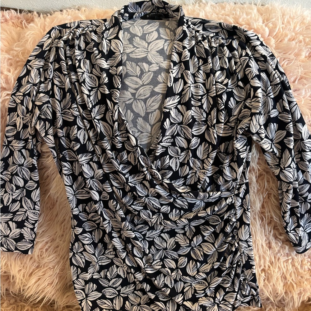 41 Hawthorne faux wrap top